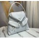 Prada Signaux Hobo In Bag In White Nylon