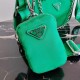 Prada Green Nylon Re-Edition 2005 Shoulder Bag