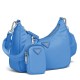 Prada Periwinkle Blue Nylon Re-Edition 2005 Shoulder Bag