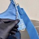 Prada Periwinkle Blue Nylon Re-Edition 2005 Shoulder Bag