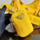 Prada Yellow Nylon Re-Edition 2005 Shoulder Bag