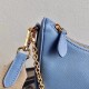 Prada Re-Edition 2005 Shoulder Bag In Blue Saffiano Leather