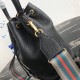 Prada Bucket Bag In Black Grained Calfskin