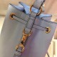 Prada Bucket Bag In Light Blue Saffiano Leather