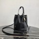 Prada Bucket Bag In Black Saffiano Leather