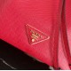 Prada Bucket Bag In Red Saffiano Leather