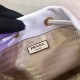 Prada Bucket Bag In White Calfskin 1BH038