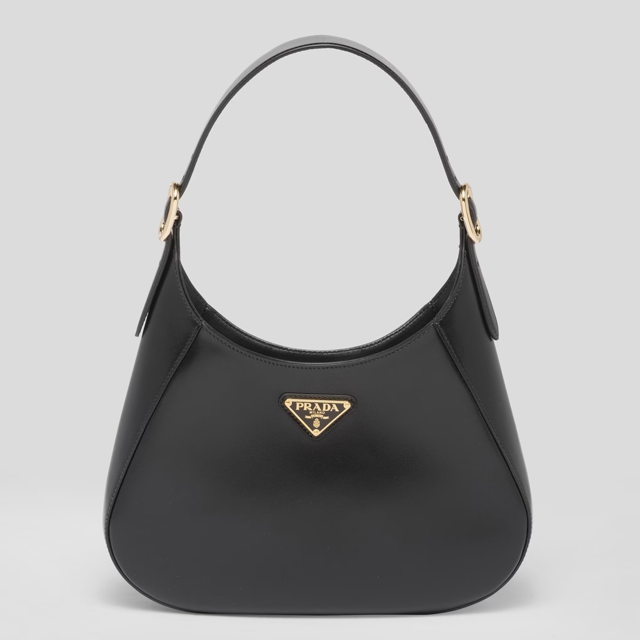 Prada Shoulder Bag in Black Leather