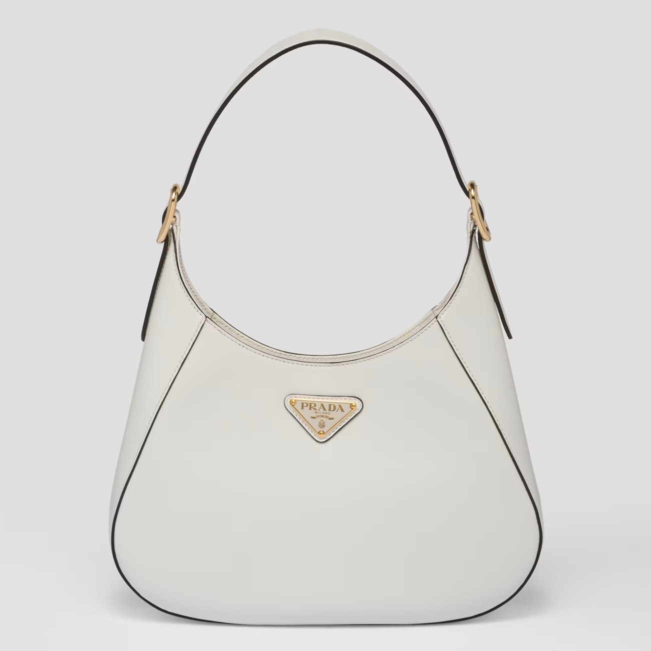 Prada Shoulder Bag in White Leather