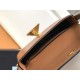 Prada Shoulder Bag in Cognac Smooth Calfskin