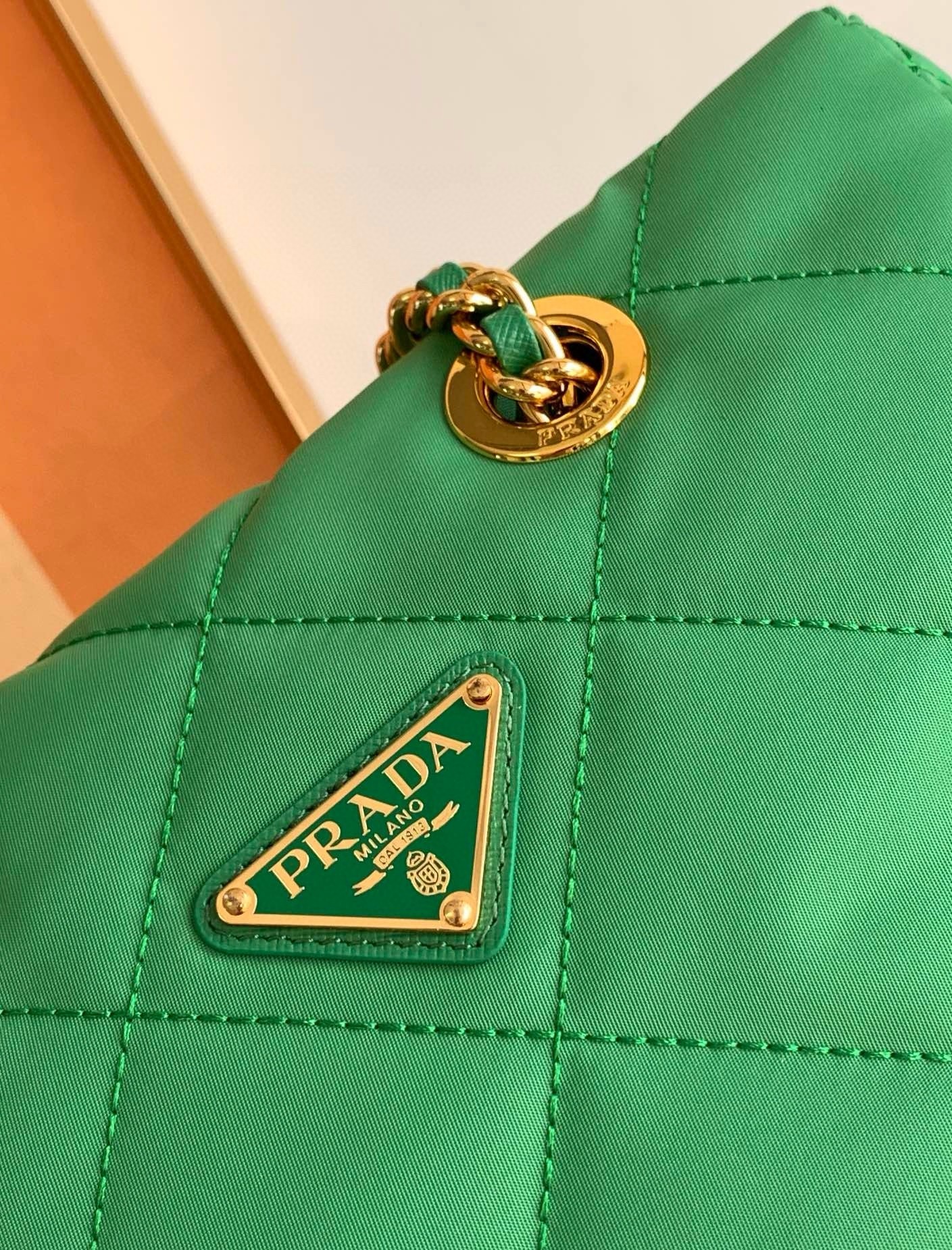 Prada Re-Edition 1995 Tote Bag in Green Re-Nylon