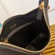 Prada Shoulder Bag in Black Grained Leather