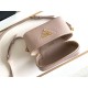 Prada Mini Vanity Bag in Light Pink Grained Leather