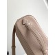 Prada Mini Vanity Bag in Light Pink Grained Leather