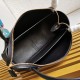 Prada Shoulder Bag in Black Calfskin with Triangle Logo