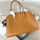 Prada Large Tote Bag in Brown Leather with Buckles