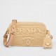 Prada Crochet Shoulder Bag in Natural Raffia-effect Yarn