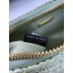 Prada Re-Edition 2005 Crochet Bag in Aqua Raffia