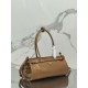 Prada Medium Tote Bag in Brown Soft Leather