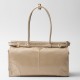 Prada Large Tote Bag in Beige Soft Leather