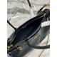 Prada Large Tote Bag in Black Soft Leather