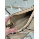 Prada Medium Tote Bag in Beige Soft Leather