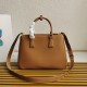 Prada Galleria Large Tote Bag in Brown Calfskin