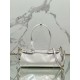 Prada Medium Tote Bag in Ivory Soft Leather