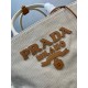 Prada Large Blend Tote Bag in Linen