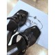 Prada High-heeled Thong Sandals In Black Brushed Leather