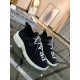 Prada Black Knit Fabric Logo Sneakers