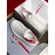 Prada Women's Sneakers With Red Triangle Logo Heel