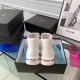 Prada Women's Macro High-top Sneakers In White Re-Nylon And Leather