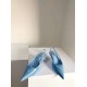 Prada Slingback Pumps In Light Blue Brushed Leather