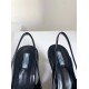 Prada Slingback Pumps In Black Brushed Leather