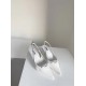 Prada Slingback Pumps In White Brushed Leather