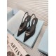 Prada Slingback Pumps In Mesh Fabric