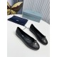 Prada Ballerinas in Black Nappa Leather