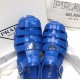 Prada Foam Sandals in Blue Rubber