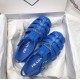 Prada Foam Sandals in Blue Rubber