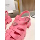 Prada Foam Sandals in Pink Rubber