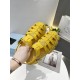 Prada Foam Sandals in Yellow Rubber