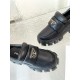 Prada Loafers in Black Soft Padded Nappa Leather