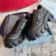 Prada Women's Sneakers in Black Padded Nappa Leather