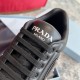 Prada Women's Sneakers in Black Padded Nappa Leather