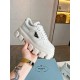 Prada Women's Sneakers in White Padded Nappa Leather