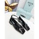 Prada Ballerinas In Black Patent Leather