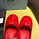 Prada Pumps 35mm in Red Patent Leather