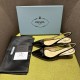 Prada Slingback Pumps 55mm in Black Patent Leather