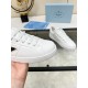 Prada Women's Sneakers in White Nappa Leather